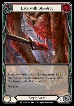Lace with Bloodrot (Extended Art Rainbow Foil)