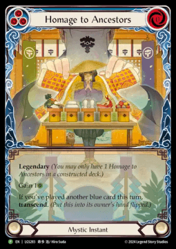 Homage to Ancestors // Inner Chi (Rainbow Foil)