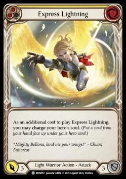 Express Lightning (Yellow) (Rainbow Foil)