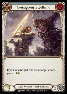 Courageous Steelhand (Blue) (Rainbow Foil)