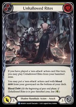Unhallowed Rites (Yellow) (Regular)