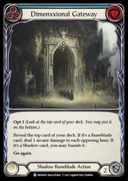 Dimenxxional Gateway (Blue) (Rainbow Foil)