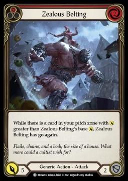 Zealous Belting (Red) (Rainbow Foil)