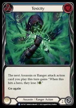 Toxicity (Blue) (Rainbow Foil)