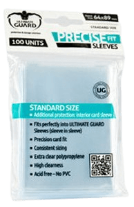 100 Ultimate Guard Precise Fit Sleeves (Translucent)