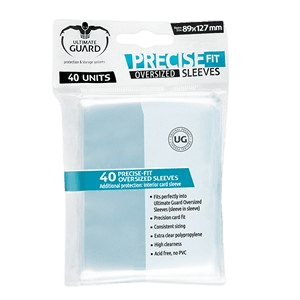 40 Ultimate Guard Precise Fit Oversized Sleeves (Translucent)