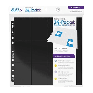 10 Ultimate Guard 24-Pocket Side-Loading QuadRow Pages