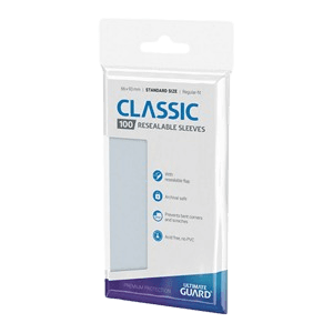 100 Ultimate Guard Classic Resealable Sleeves