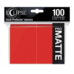 100 Ultra Pro Pro-Matte Eclipse Sleeves (Apple Red)