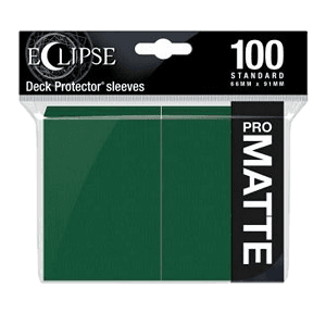100 Ultra Pro Pro-Matte Eclipse Sleeves (Forest Green)