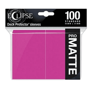 100 Ultra Pro Pro-Matte Eclipse Sleeves (Hot Pink)
