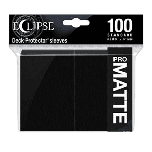 100 Ultra Pro Pro-Matte Eclipse Sleeves (Jet Black)