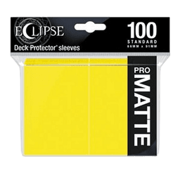 100 Ultra Pro Pro-Matte Eclipse Sleeves (Lemon Yellow)