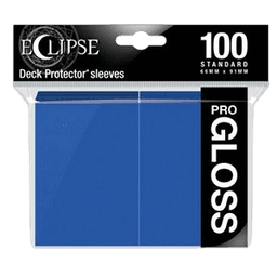 100 Ultra Pro Pro-Gloss Eclipse Sleeves (Pacific Blue)