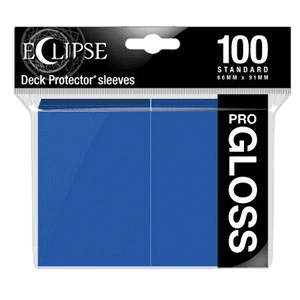 100 Ultra Pro Pro-Gloss Eclipse Sleeves (Pacific Blue)