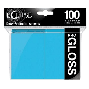 100 Ultra Pro Pro-Gloss Eclipse Sleeves (Sky Blue)
