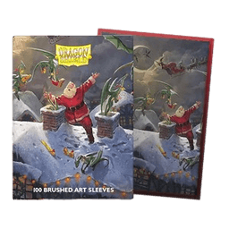 100 Dragon Shield Sleeves - Brushed Christmas 2023