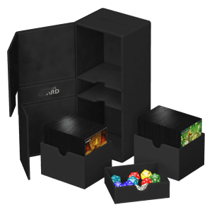 Ultimate Guard Twin Flip'n'Tray Deck Case 266+ (Black)