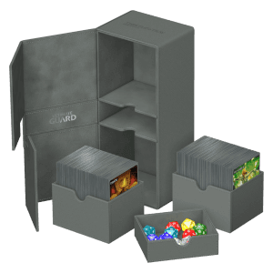 Ultimate Guard Twin Flip'n'Tray Deck Case 266+ (Gray)