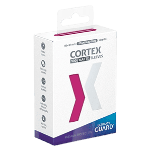 100 Ultimate Guard Cortex Matte Sleeves (Pink)