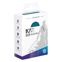 100 Ultimate Guard Katana Sleeves (Great Wave)