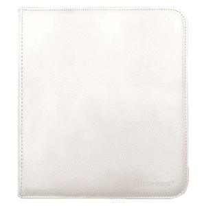 Ultra Pro Vivid Zippered 12-Pocket PRO-Binder (White)