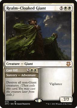 Realm-Cloaked Giant // Cast Off