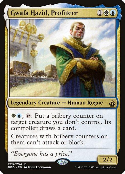 Gwafa Hazid, Profiteer