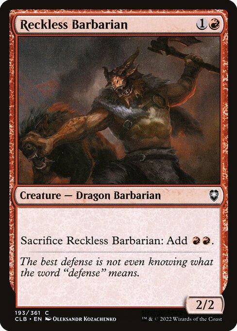 Reckless Barbarian