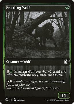 Snarling Wolf (V.1)