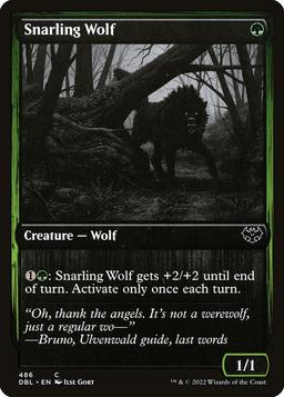 Snarling Wolf (V.2)