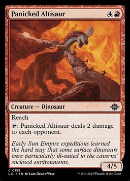 Panicked Altisaur