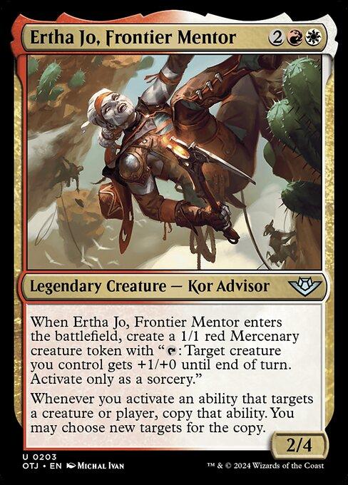 Ertha Jo, Frontier Mentor