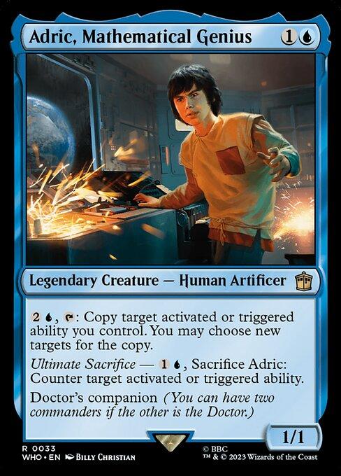 Adric, Mathematical Genius