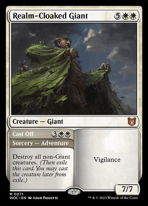 Realm-Cloaked Giant // Cast Off