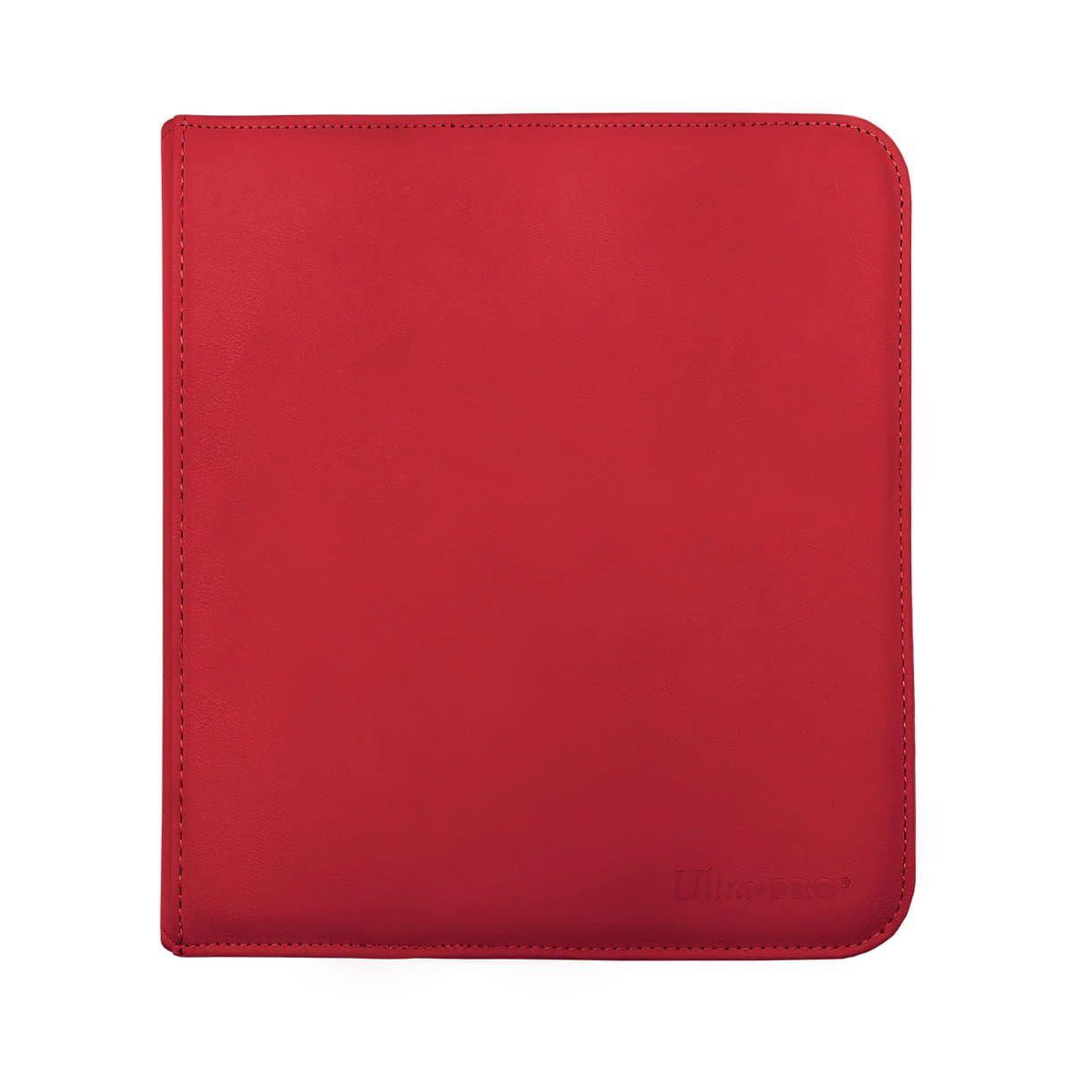 Ultra Pro Vivid Zippered 12-Pocket PRO-Binder (Red)