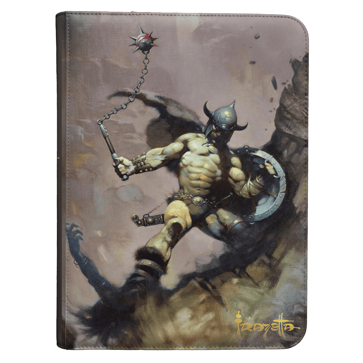 Ultra-Pro Zippered 9-Pocket PRO-Binder - Frank Frazetta "Warrior with Ball and Chain"
