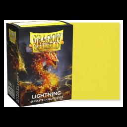 100 Dragon Shield Sleeves (Matte Dual Lightning)