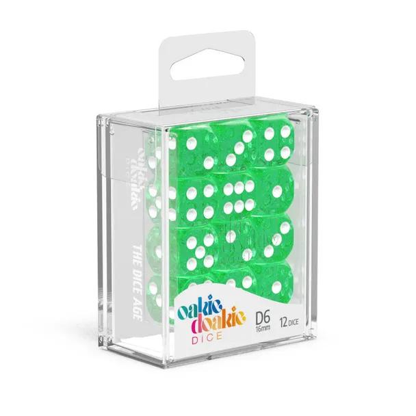 Oakie Doakie Dice D6 Speckled-Green 12