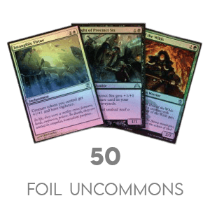 50 random FOIL Uncommons
