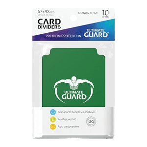 10 Ultimate Guard Dividers (Green)