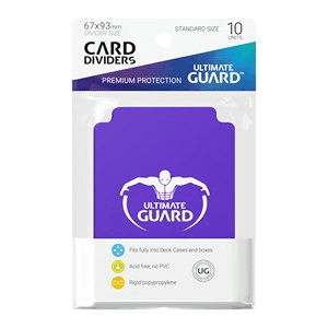 10 Ultimate Guard Dividers (Purple)