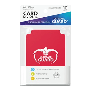 10 Ultimate Guard Dividers (Red)