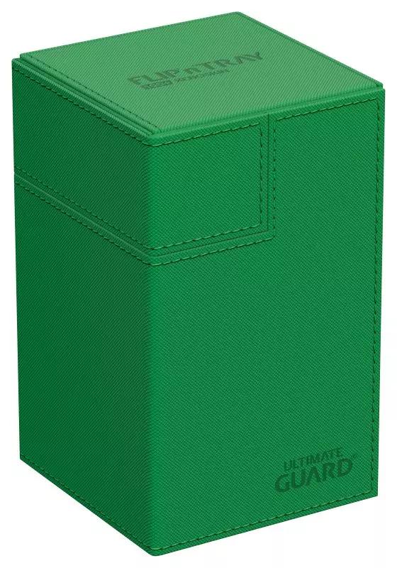 Ultimate Guard Flip'n'Tray Monocolor Deck Case 100+ (Green)