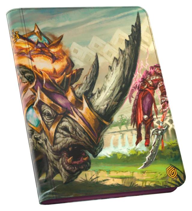 Tarkir: Dragonstorm: "Skirmish Rhino" Zipfolio 360 Xenoskin 9-Pocket Binder