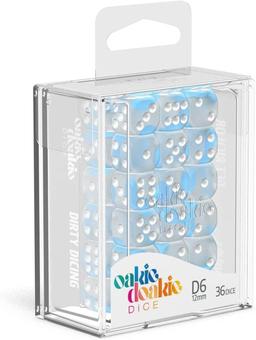 Oakie Doakie Dice D6 Glow in the Dark-Arctic 36