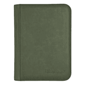 Suede Collection: Zippered 4-Pocket Premium PRO-Binder (Emerald)