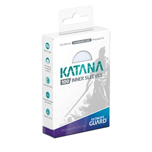 100 Ultimate Guard Katana Inner Sleeves