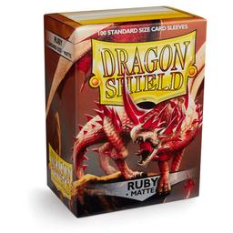 100 Dragon Shield Sleeves (Matte Ruby)