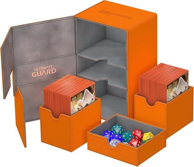 Ultimate Guard Twin Flip'n'Tray Deck Case 160+ (Orange)